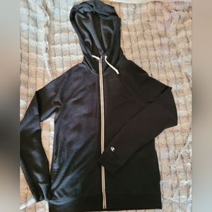 Women's Champion Authentic black-and-white zip-up hoodie M